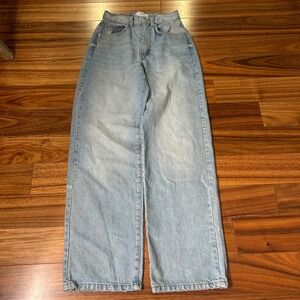 Cotton On Light Wash Loose Straight Leg Jeans Women's Size‎ 2